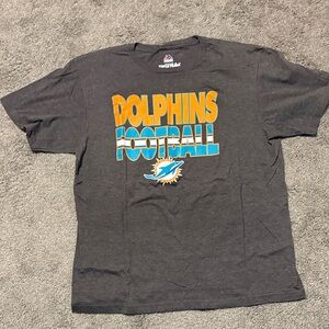 Majestic Triple Peak Gray and Orange T-Shirt